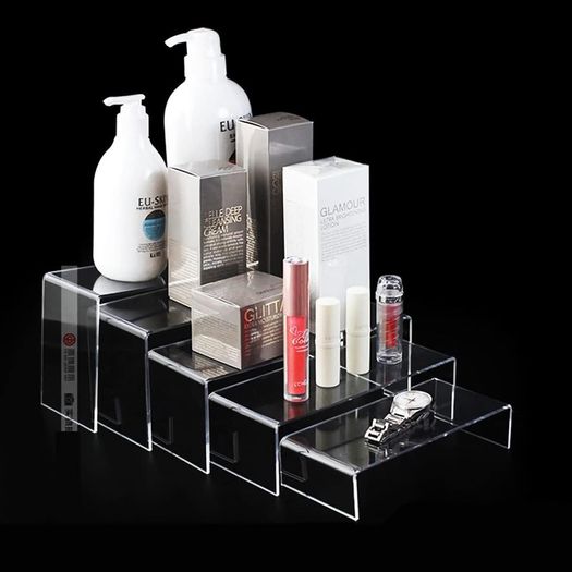 Acrylic Display Stand 5pcs Clear Acrylic Display Risers Shelf Jewelry ...