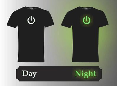 Glow In The Dark T-shirts Tee Top Shirt Great Gift Present