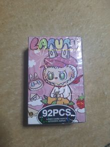 labubu collectors cards and stickers pack