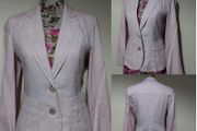 Marks &amp; Spencer Pink Linen Blazer Jacket