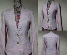 Marks & Spencer Pink Linen Blazer Jacket