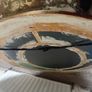 1890s victorian era gilt plate mirror with salamander Image 5