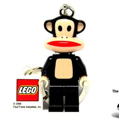 Lego Paul Frank Julius & Friends Lego Keychain Very Rare Hard To Find