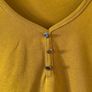 Ladies Ochre Cotton Top Image 2