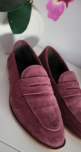 KURT GEIGER suede leather mocasins Sz 44 (10UK) - Rrp 220