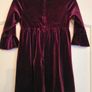 girls burgandy red wine dress Image 2