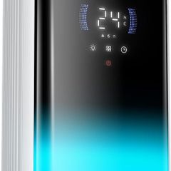 Dehumidifier, 3000ML Dehumidifiers for Home, Dehumidifiers for Drying Clothes with Sleep Mode| 6/8/12H Timer & Full-Panel 7-Color Light, Bedroom Dehumidifier for Wardrobe, Basement, Garage, RV
