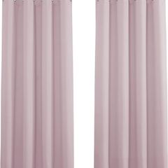 NEW SALE | Bedroom Curtains - Nursery Pink Blackout Curtains 46 x 54 for Sunlight Blocked Short Window Treatments for Kid's Room, 2 Pieces, Light Pink