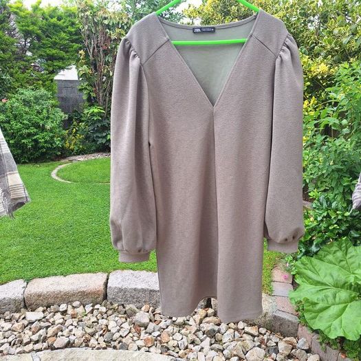 Khaki Green Zara Dress - S