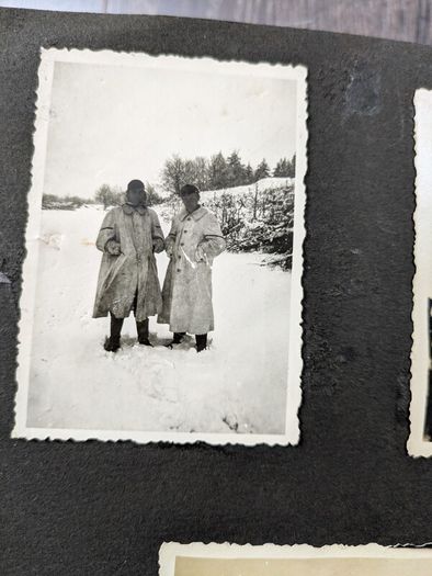 German Military Infantry Regiment Soldier Photo Album with Third Reich Nazi Eagle World War 2