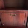 Glass Display Dark Wood Cabinet Image 3