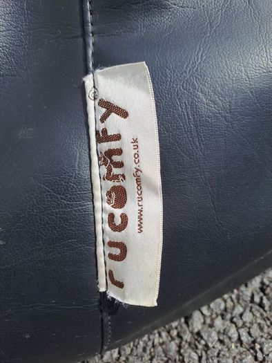 XXL Leather Bean Bag