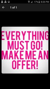 50% off everything in my ads this weekend