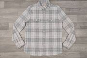 Faherty Plaid Workshirt Shirt Mens Medium