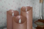 Blush Pink LED Battery Candles