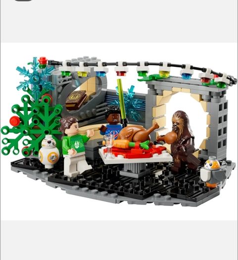 Christmas Lego Star Wars 40658 Millennium Falcon Holiday Diorama