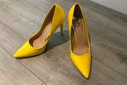 River Island High Heels Bright Yellow Size 6