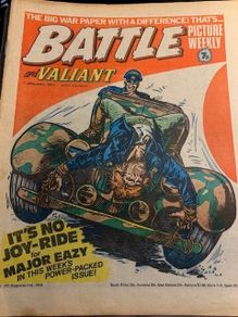 Battle and Valiant x 10 Issues-1st- 15th Jan, 5th & 19th Feb, 19th March through 16th Apr 1977 , UK Comics. IPC Magazines