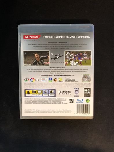 Pes 2008 Pro Evolution Soccer Ps3