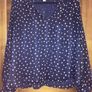 Whistles Pink and Navy Polka Dot Top Image 3