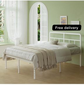 King Size Bed Frame 5ft with Curved Headboard