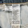 Levis 505 Mens Jeans W34 L30 Light Blue Denim Straight Leg Button Fly Image 7