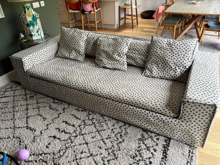 Polka dot couch for sale
