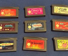 9 Gameboy Advance SP Games