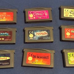 9 Gameboy Advance SP Games