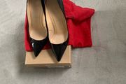 Christian Louboutin (Authentic)Pigaelle 100 black patent shoe