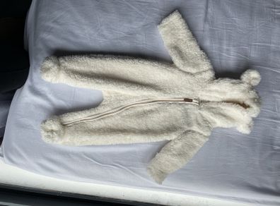Baby fluffy suit
