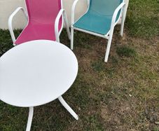 Kids garden table and chairs