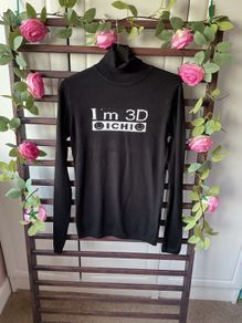 jumper bnwt size small ichi clothing brand black logo front jumper small