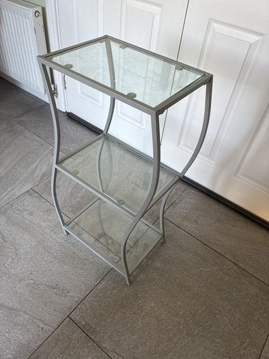 Modern 3-Tier Glass Shelf