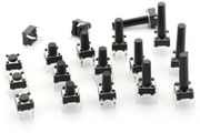 6x6mm Tactile Push Button Switch PCB Multiple Heights 10pcs