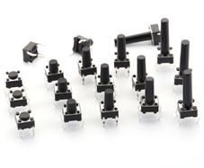 6x6mm Tactile Push Button Switch PCB Multiple Heights 10pcs