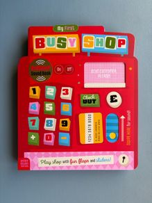 My First Busy Shop Interactive Sound Book - Hardback Illustrated Children Kids Book