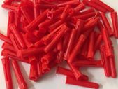 100 Red Wall Plugs