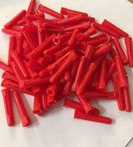 100 Red Wall Plugs