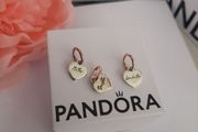 New genuine pandora 3 charms
