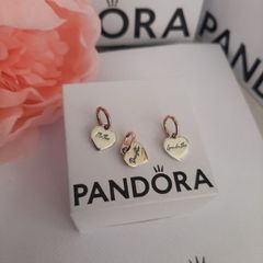 New genuine pandora 3 charms