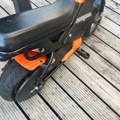 Mini electric mongoose kids motorbike.
