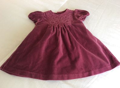 Beautiful designer baby girls dress by Mayoral  6 9 12 months burgundy wine like new