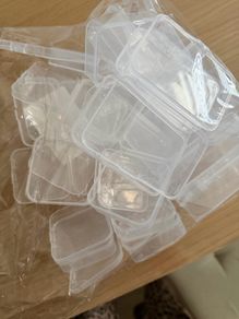 plastic boxes/ organizer