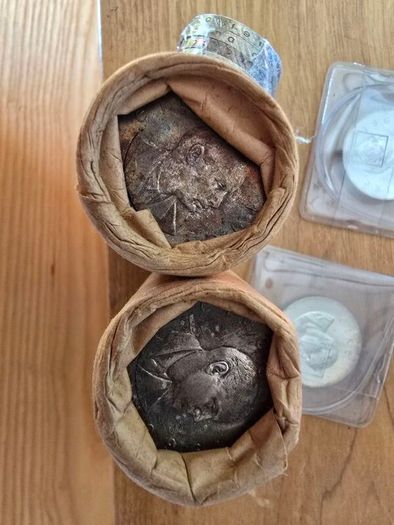 Investment Grade: 2x SEALED Rolls 1966 Silver 10 Shillings (Pearse)