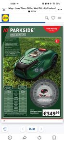 Lidl Robo Lawn mower + garage