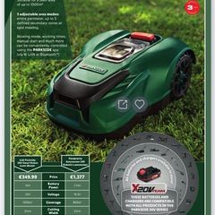 Lidl Robo Lawn mower + garage