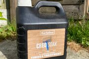 Bartoline Creosoak Oil Based Timber Treatment Light Brown (third remaining)