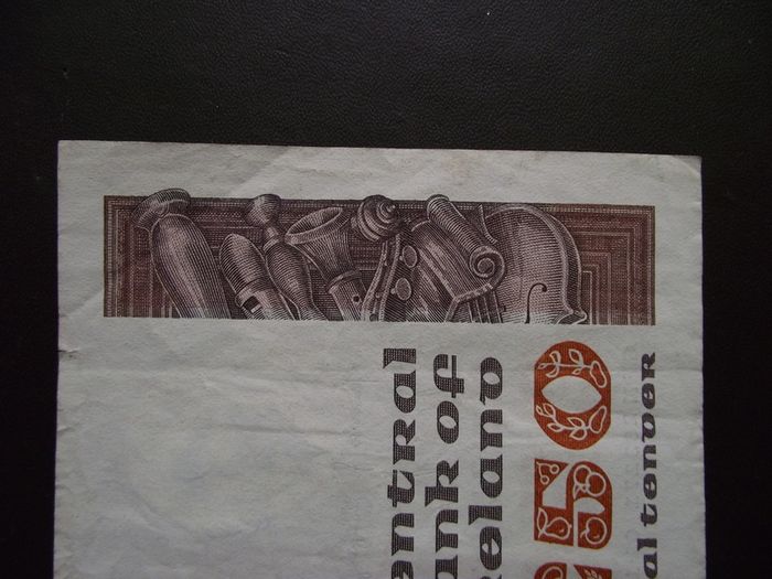 1982 Central Bank of Ireland 50 Pounds note. B Series