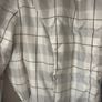 Edina ronay check down filled white & black tie belt coat size 12 Image 7